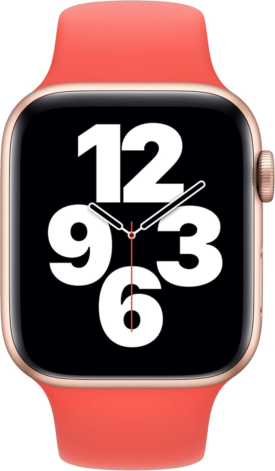 Alt View 2. Apple - Apple Watch Band - Sport Band (44mm) - Pink Citrus - Regular - Pink.