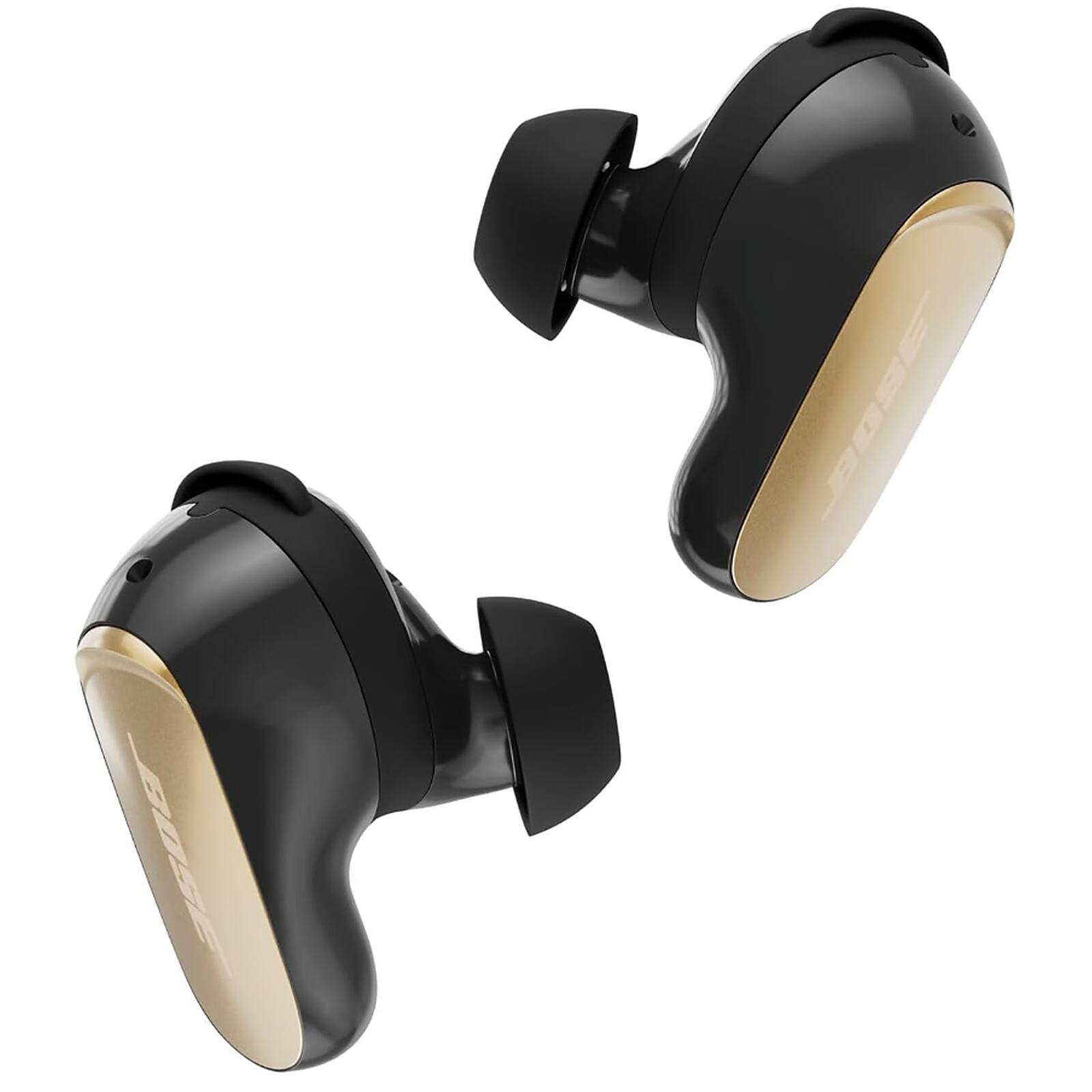 Back. Bose - QuietComfort Ultra Earbuds 2nd Gen Wireless ANC + 26-Month Extended Warranty Protection - Desert Gold.