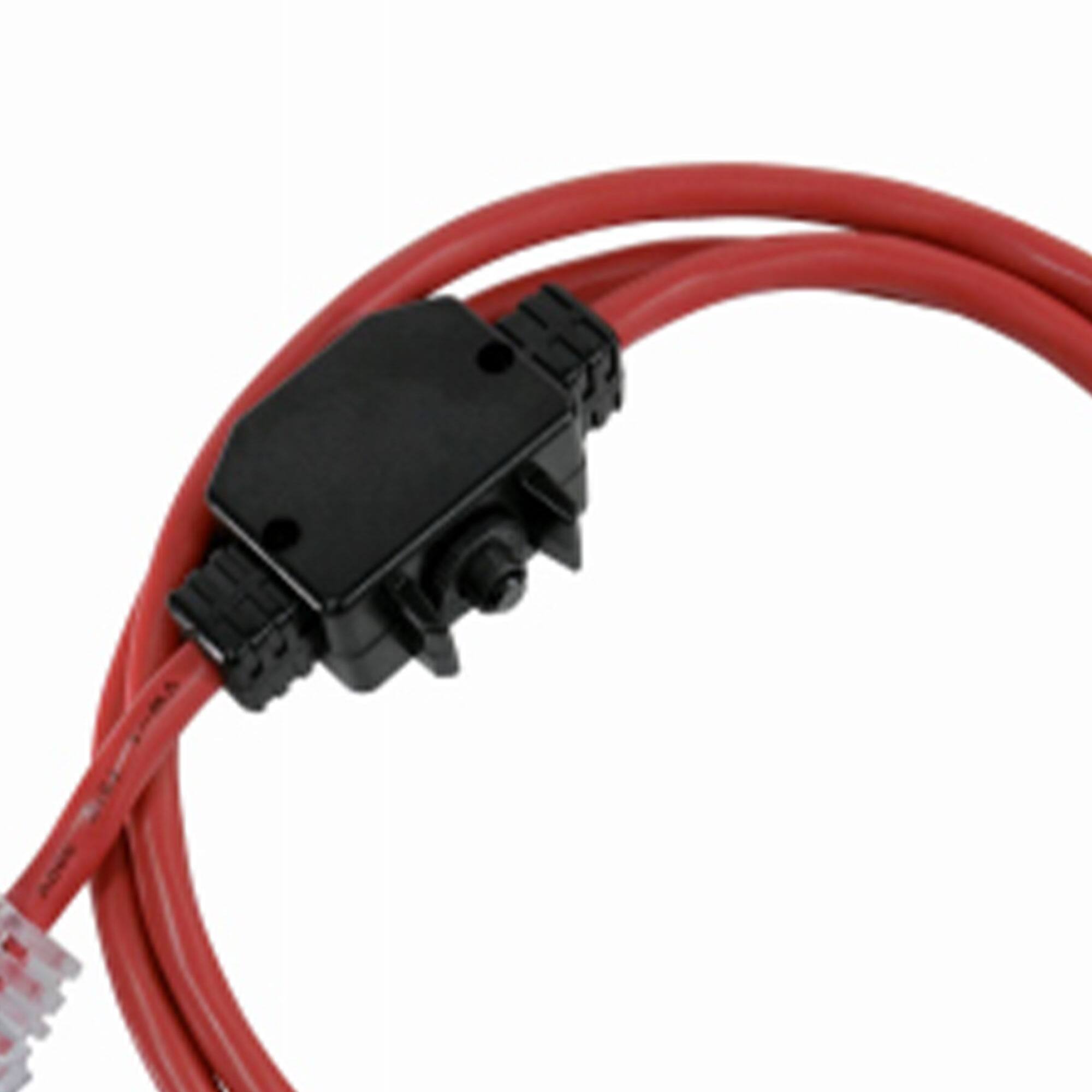 Alt View 5. Master Electrician - Master Electrician 50 Feet Outdoor Extension Cord with Inline Circuit Breaker - Red.