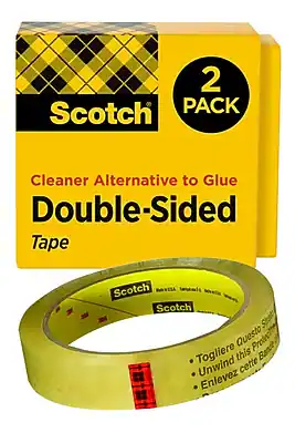 2 Pack
Scotch
Cleaner Alternative to Glue
Double-Sided Tape
Scotch
Togliere questo
Unwind this
Enlevez cette
