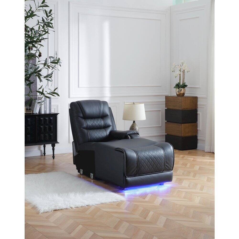 Alt View 4. Glory Furniture - Glory Furniture G00600-Rc Chair - Black - Black.