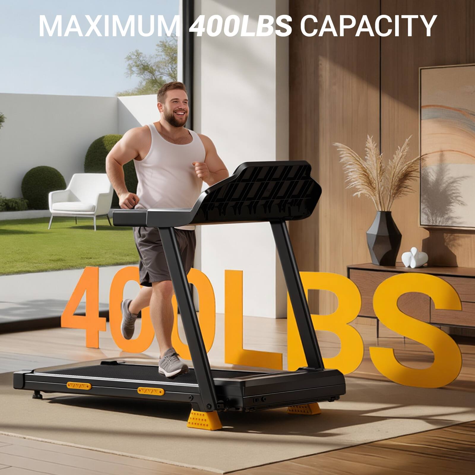 MAXIMUM 400LBS CAPACITY
