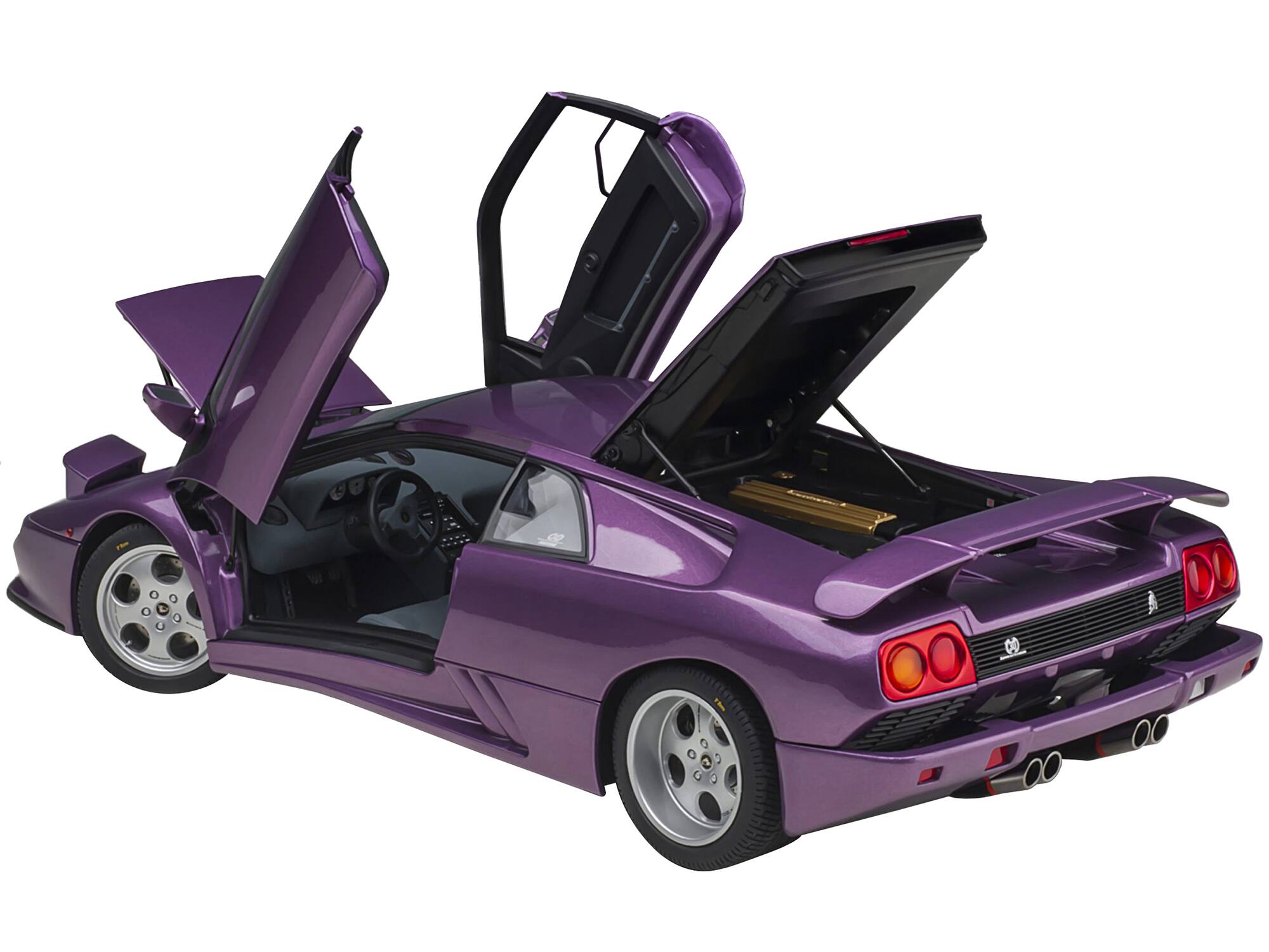 Alt View 1. Autoart - Lamborghini Diablo SE30 Viola Purple Metallic 1/18 Model Car by Autoart.