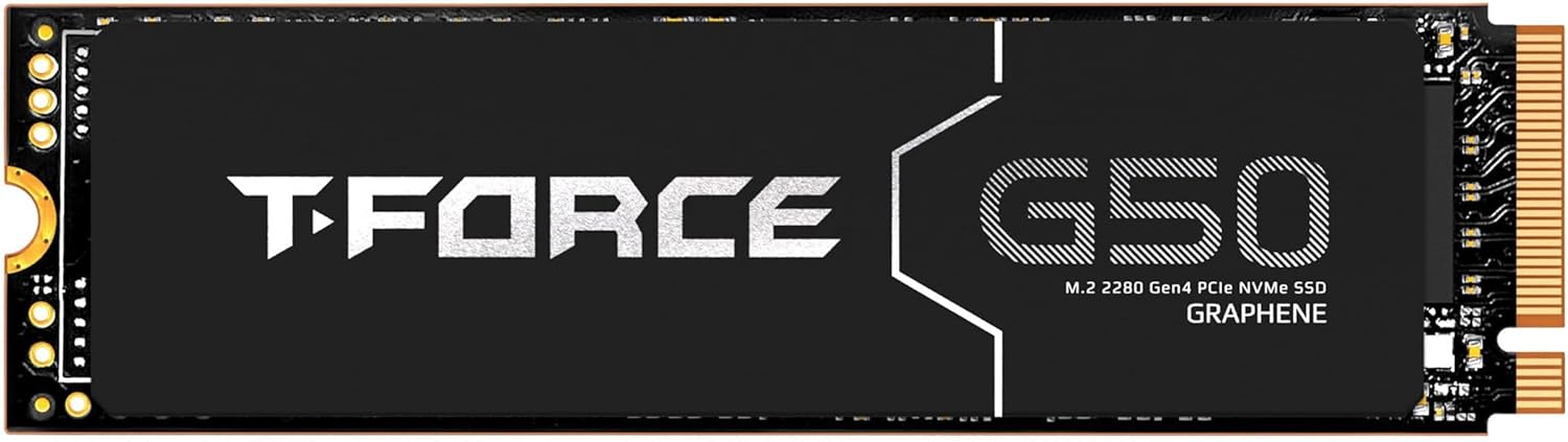 TFORCE G50 M.2 2280 Gen4 PCIe NVMe SSD GRAPHENE
