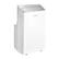 Alt View 5. Keystone - 12,000 BTU ASHRAE/10,000 BTU DOE Portable Inverter Air Conditioner with Remote Control - White.