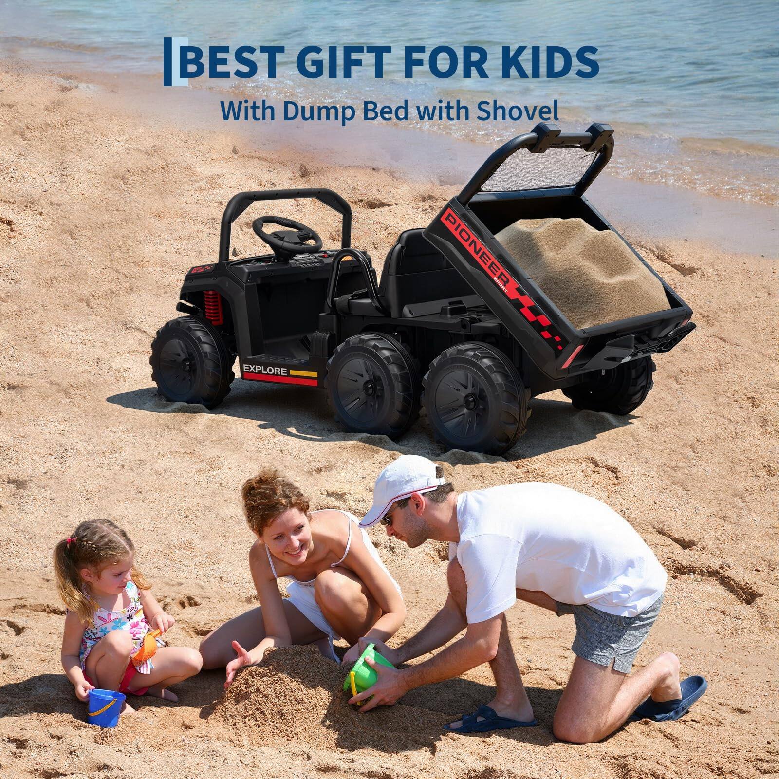 BEST GIFT FOR KIDS  
With Dump Bed with Shovel  

EXPLORE  
PIONEER