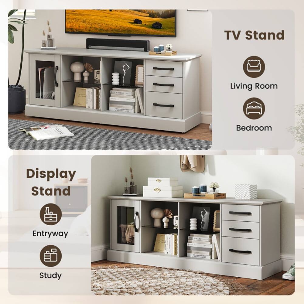 TV Stand  
Living Room  
Bedroom  

Display Stand  
Entryway  
Study