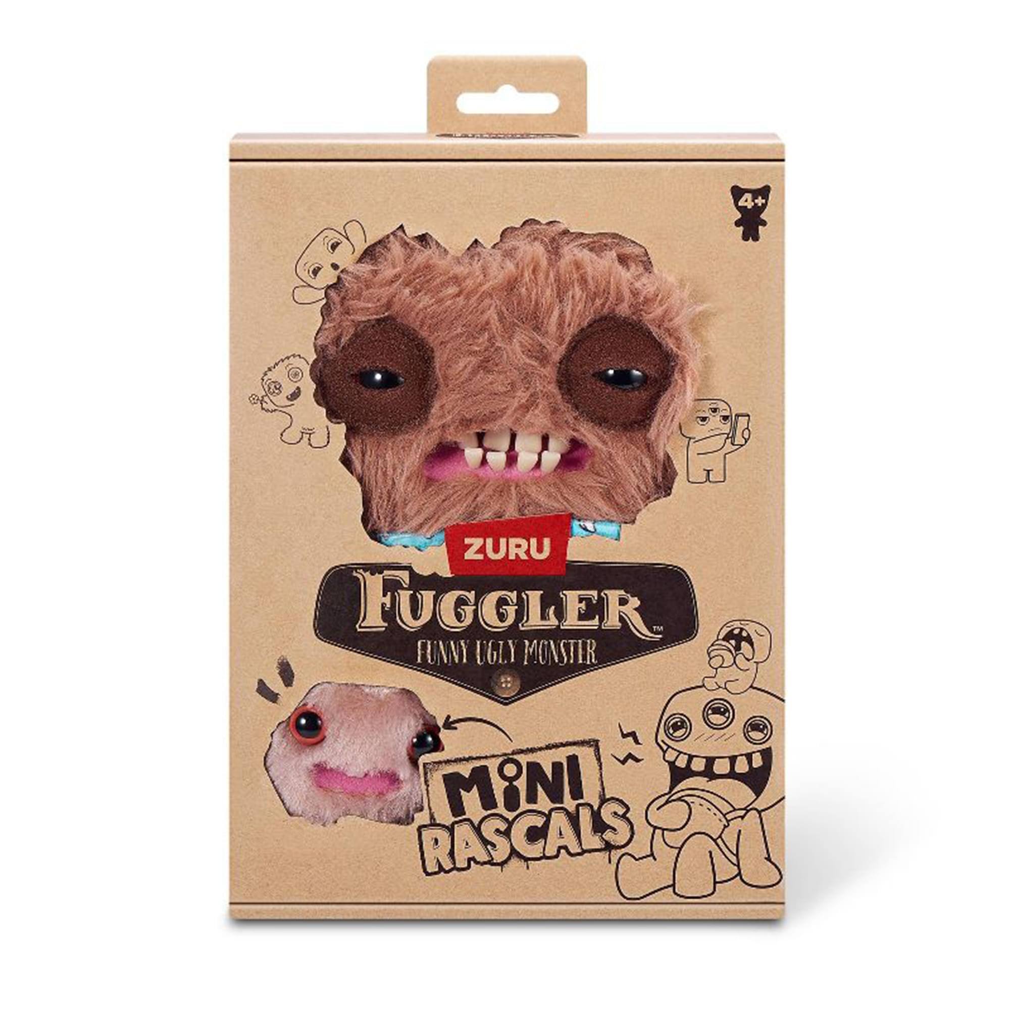 4+ ZURU FUGGLER FUNNY UGLY MONSTER MINI RASCALS