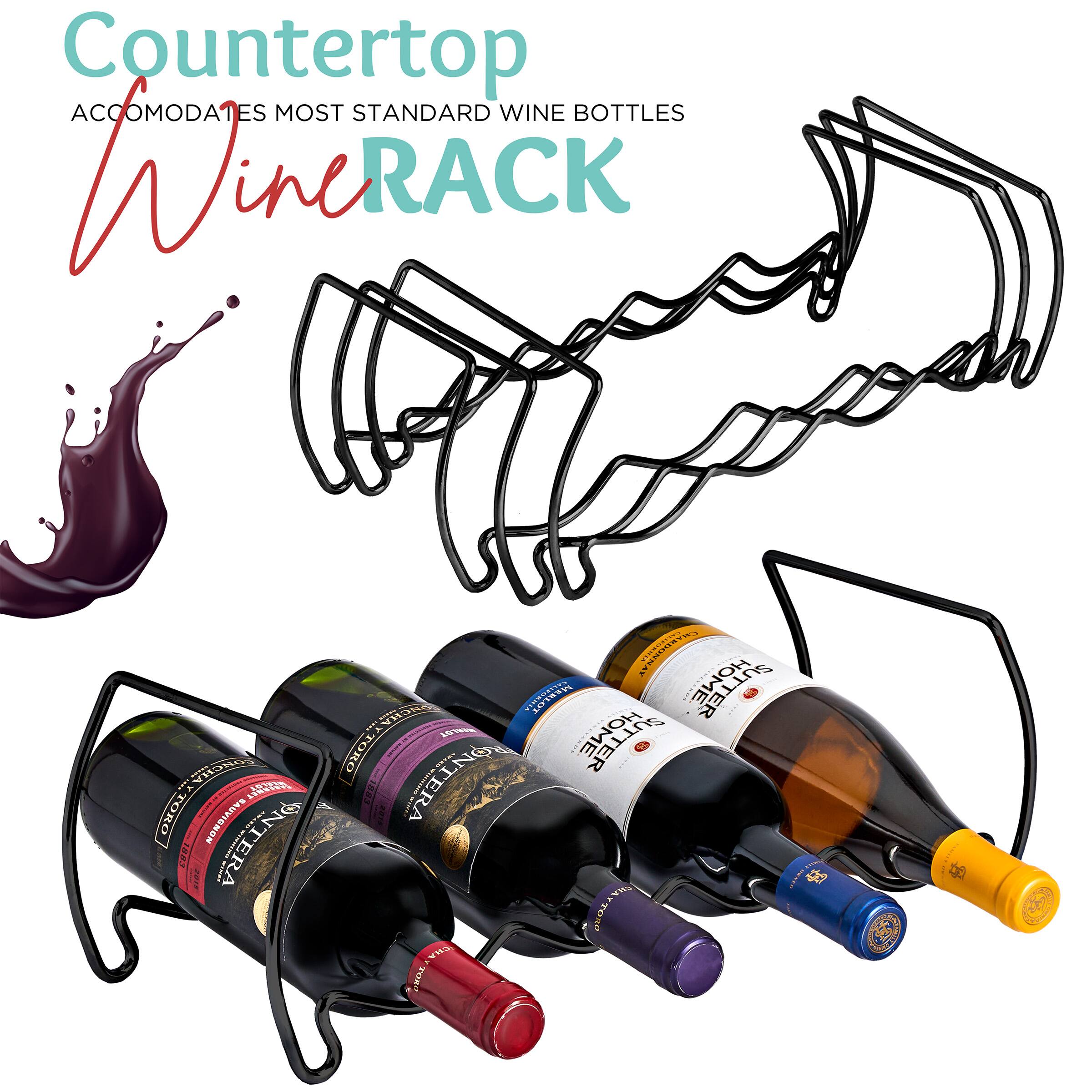 Countertop Wine Rack  
Accommodates Most Standard Wine Bottles