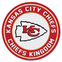 WinCraft - Kansas City Chiefs 14" Team Patch Circular Wood Sign - Multicolor