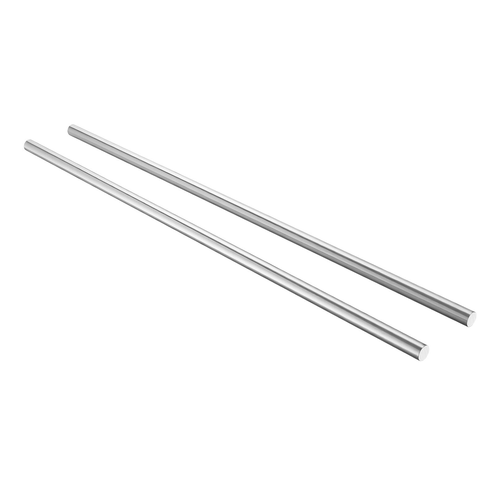 Alt View 5. VEVOR - 2PCS Linear Motion Rod, 25 mm x 1000 mm (0.98 x 39.4 in), SFC25 Carbon Steel Linear Rod Shaft - Silver.
