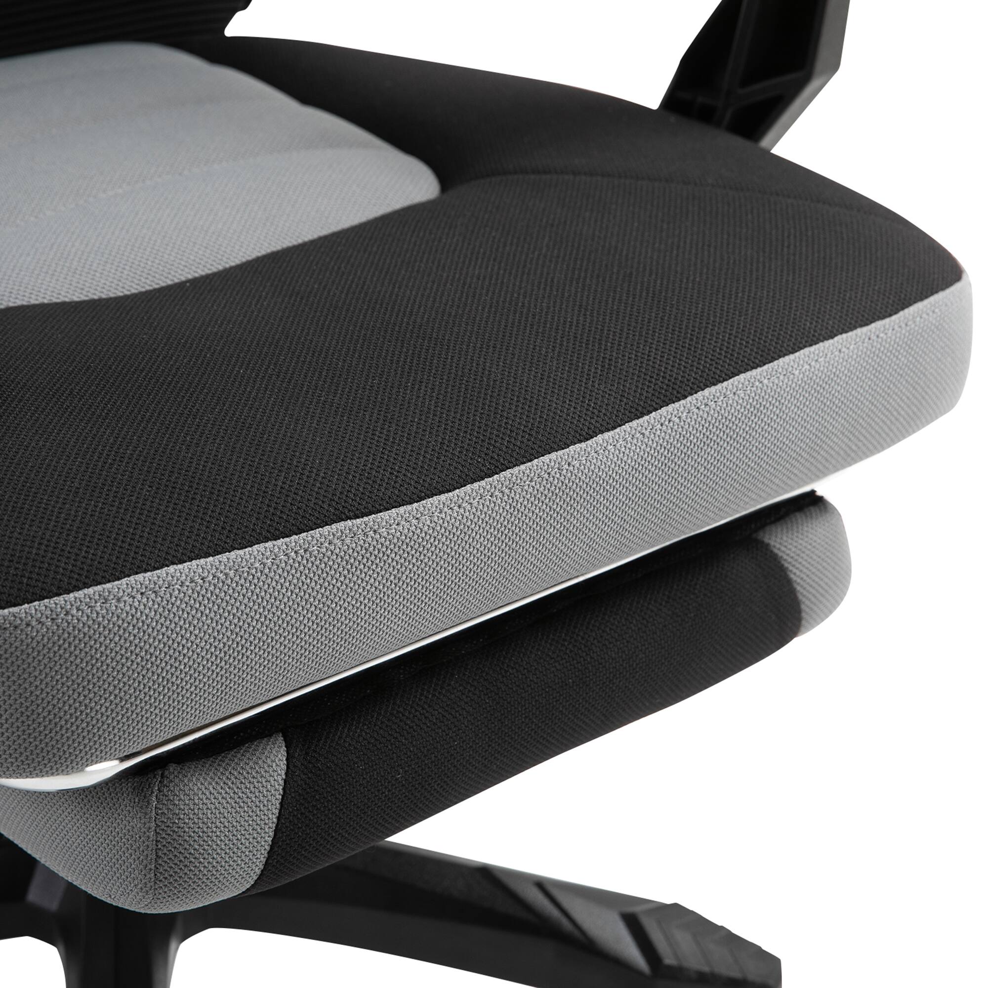 Alt View 8. Vinsetto - Ergonomic High Back Office Chair with Footrest, Lumbar Support - Grey.