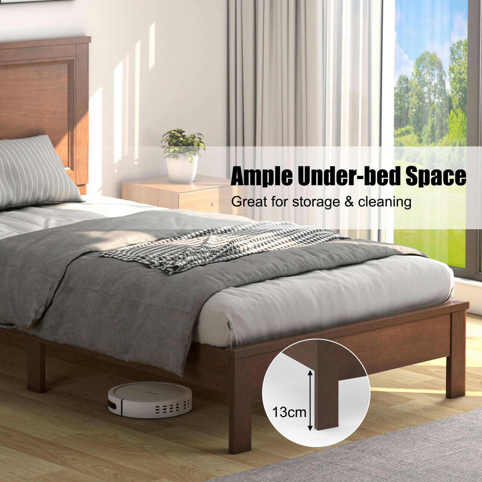 Ample Under-bed Space Great for storage & cleaning 13cm
