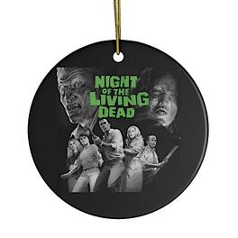 OrnamentallyYou - Night of The Living Dead Horror Movie Classic Ornament - Multi-colored