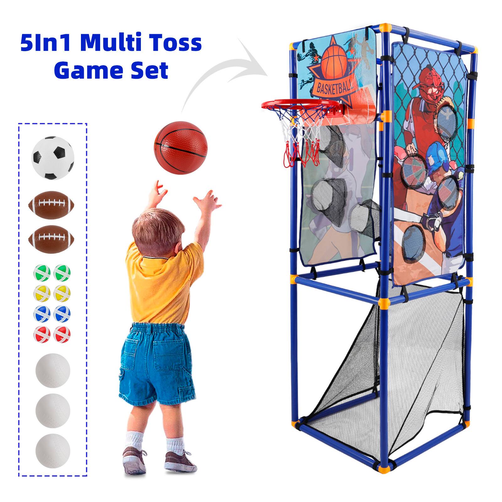 5In1 Multi Toss Game Set

Basketball