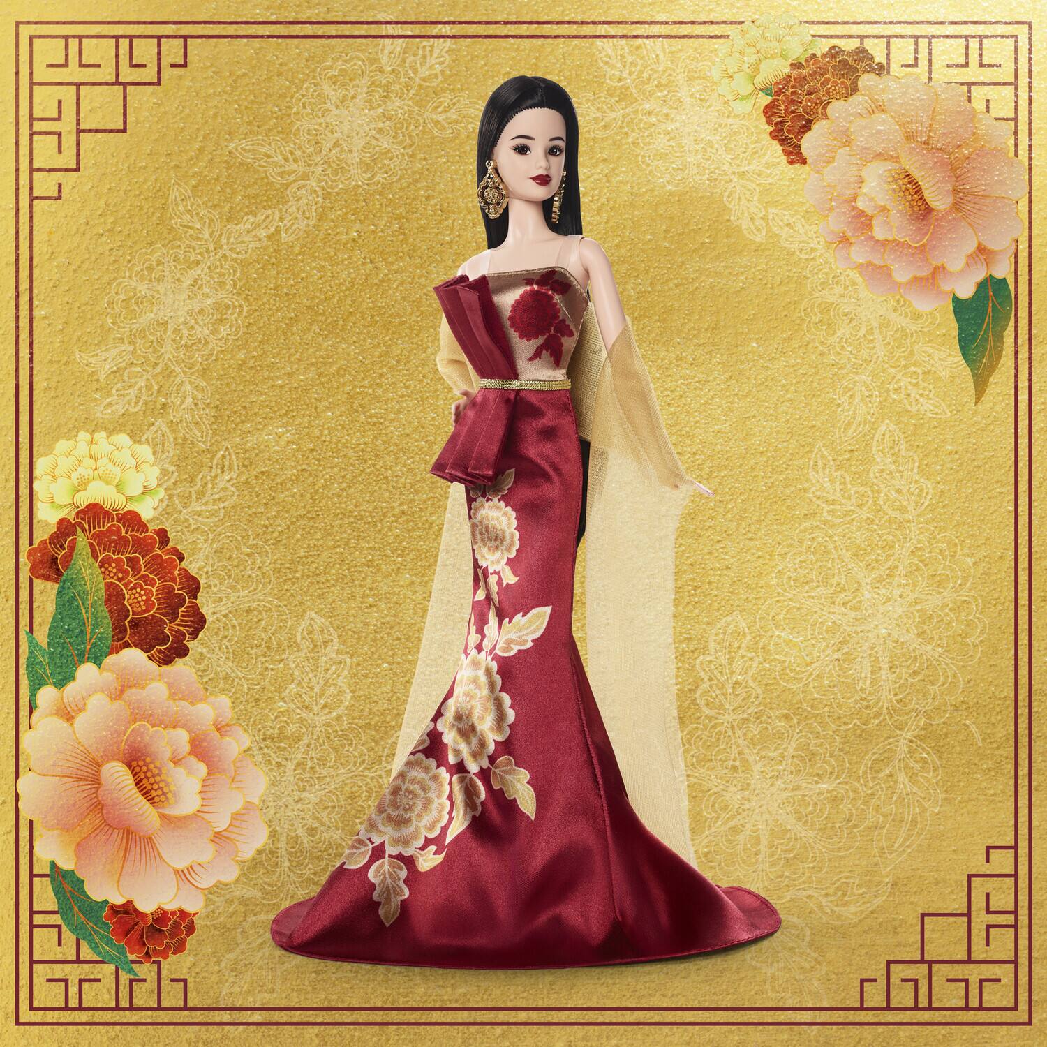 Alt View 1. Mattel - Mattel Collectible - Barbie 2026 Lunar New Year Doll   - COLLECTIBLES - Multicolor.