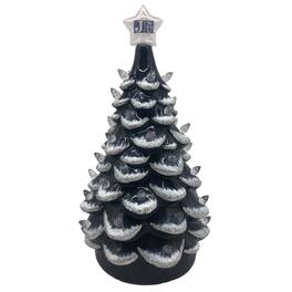 Santa's Workshop - Navy Jackson State Tigers 14'' Ceramic Tree - Blue
