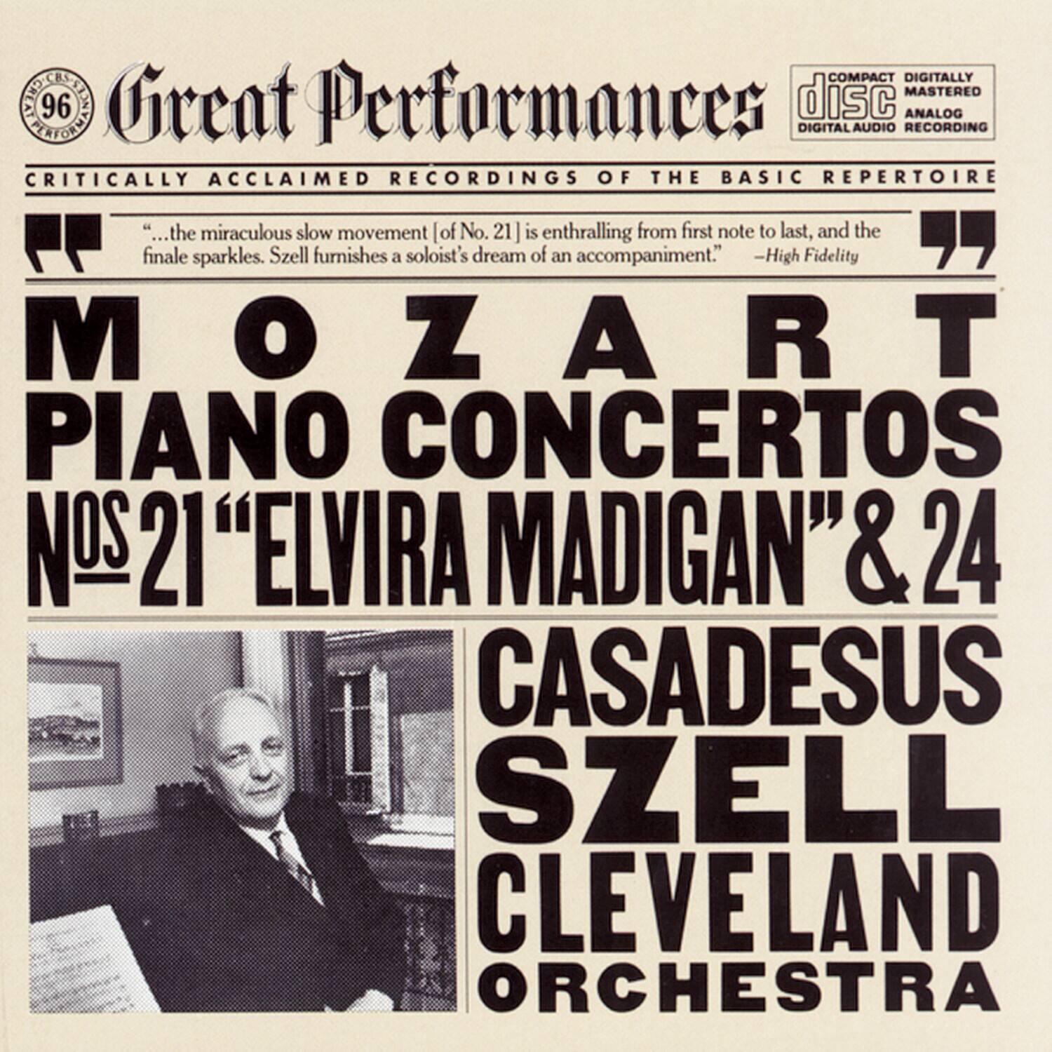 Robert Casadesus Piano Concerti 21 & 24 COMPACT DISCS [CD] - Best Buy
