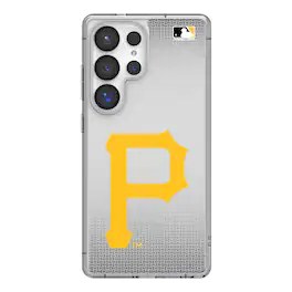 Keyscaper - MLB - Pittsburgh Pirates Linen Logo Galaxy Clear Case - S22 - Multicolor