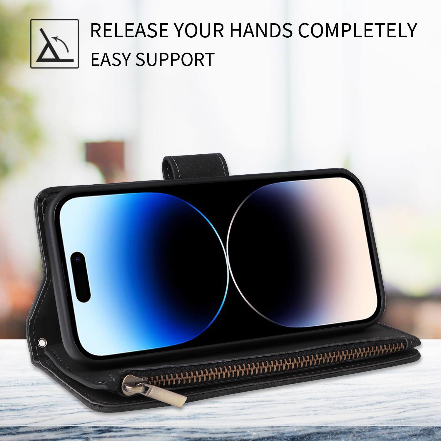 RELEASE YOUR HANDS COMPLETELY  
EASY SUPPORT