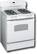 Angle Standard. GE - 30" Freestanding Gas Range - White-on-White.
