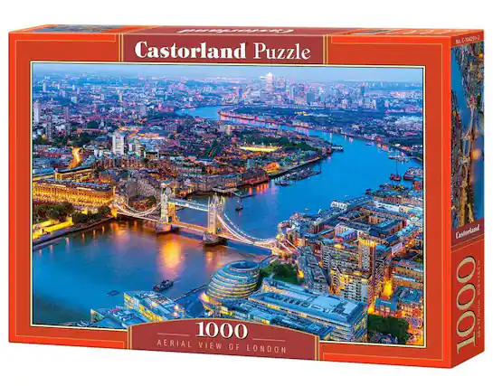 Castorland Puzzle, 1000 Aerial View of London, Castorland 1000, No. C-104291-2