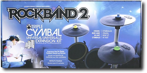 Glimlach Monopoly hoop Best Buy: Mad Catz Rock Band 2 Triple Cymbal Expansion Kit for Xbox 360, Wii  and PS3 RB26338