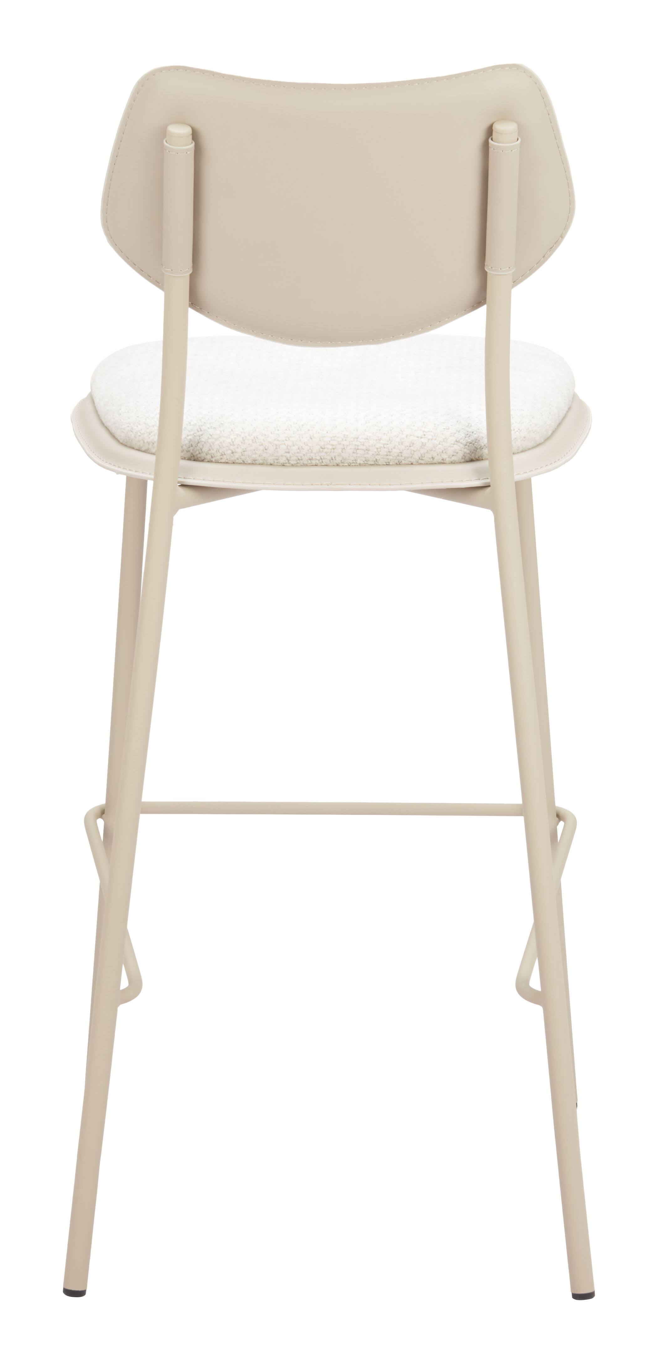 Angle. Hivvago - Zeal Barstool (Set of 4) Light Gray - Light Gray.