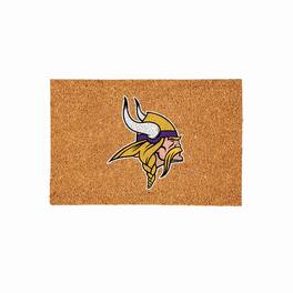 Evergreen Enterprises - Minnesota Vikings 24" x 36" Outdoor Team Logo Coir Mat - Brown