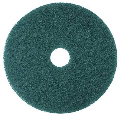 Front. 3M - 3M 5300 17" Cleaning Floor Pad, Blue, 5/Carton (530017).