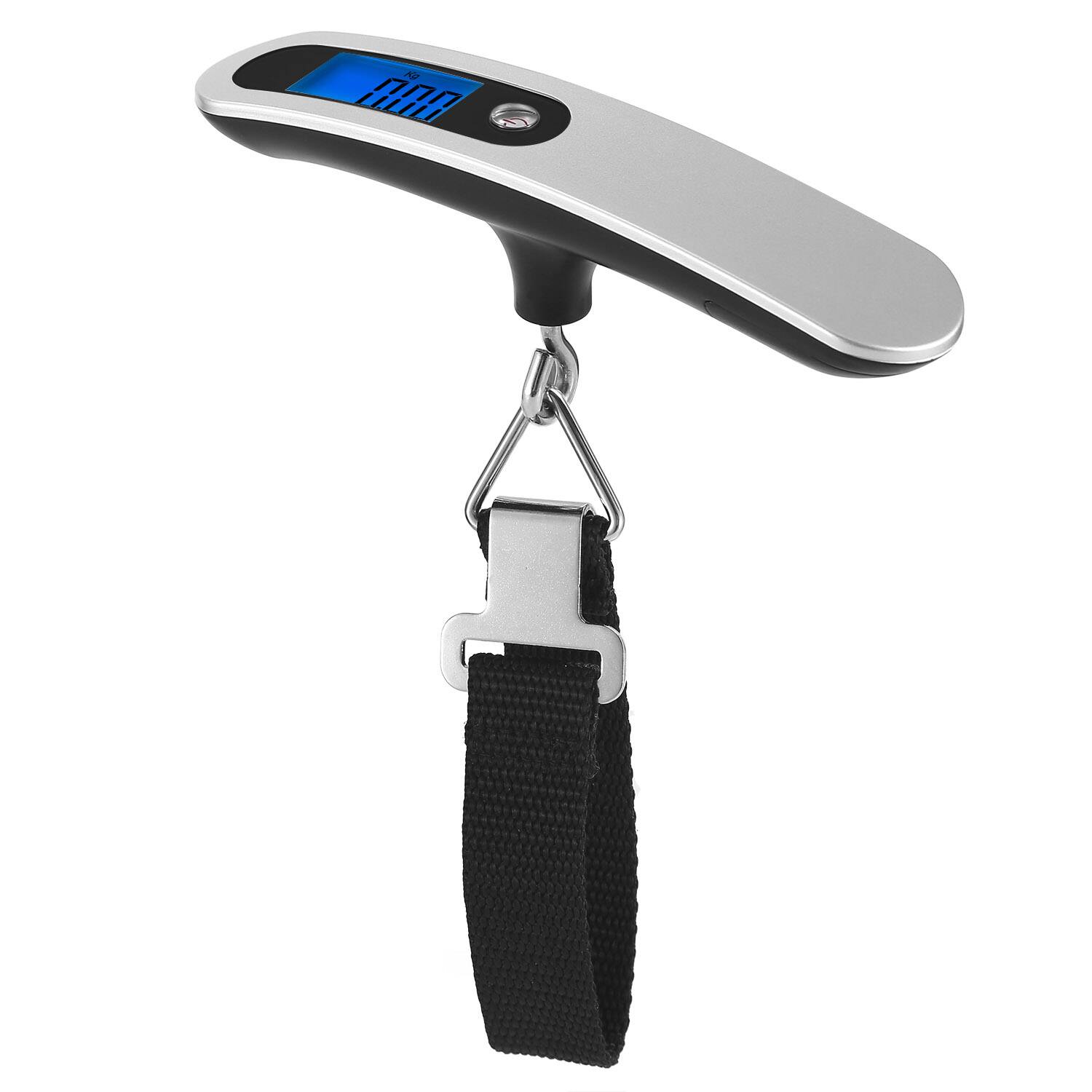 Front. DirectDeals - Portable Digital Luggage Scale - Sliver and Black.