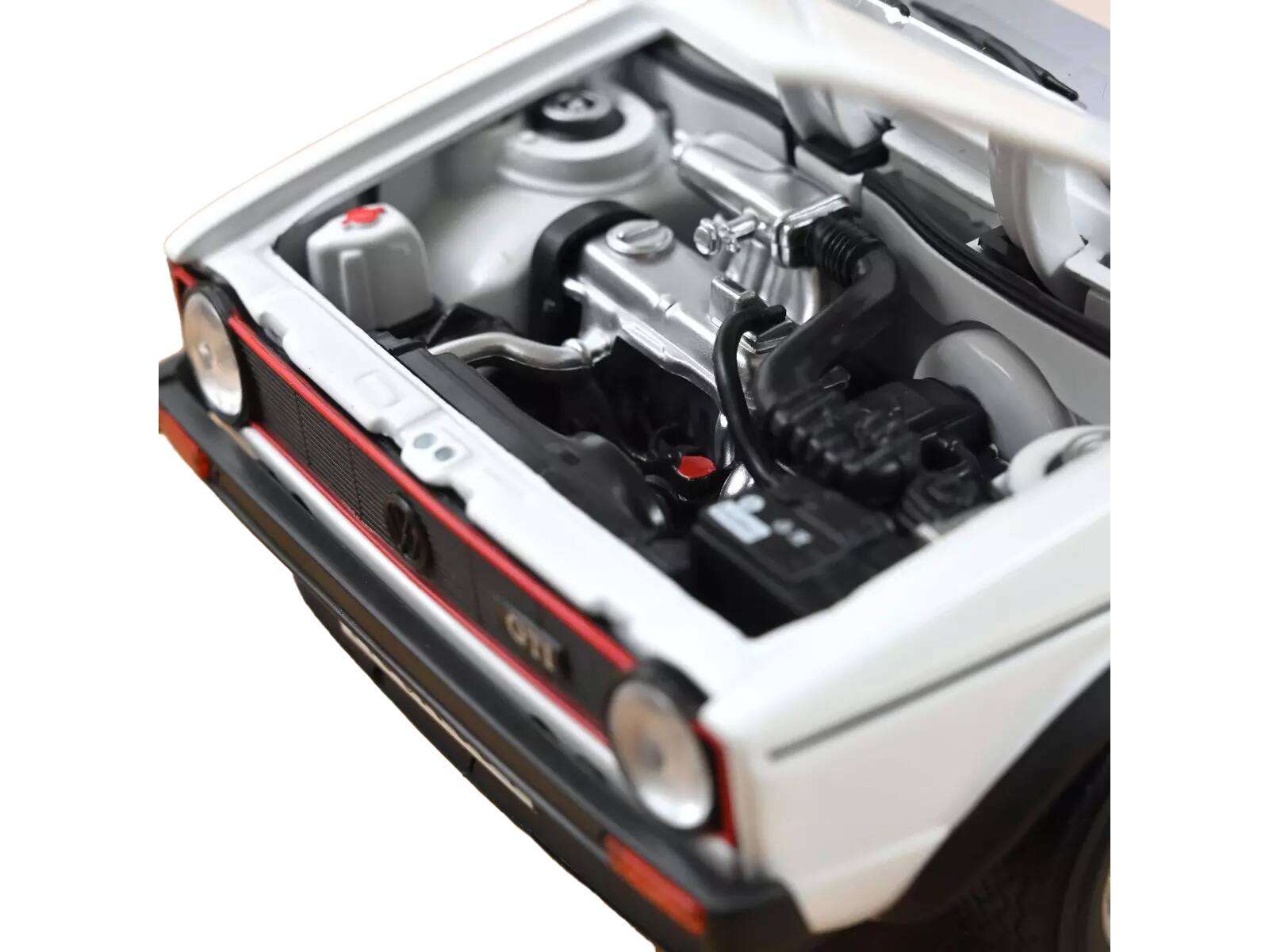 Left. Norev - 1976 Volkswagen Golf GTI White 1/18 Diecast Model Car by Norev - White.