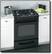 Angle Standard. GE - 30" Self-Cleaning Slide-In Gas Range - Black.