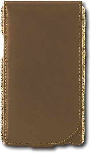 Front Standard. Belkin - Eco-Conscious Leather Folio Case for 2nd-Generation Apple® iPod® touch.