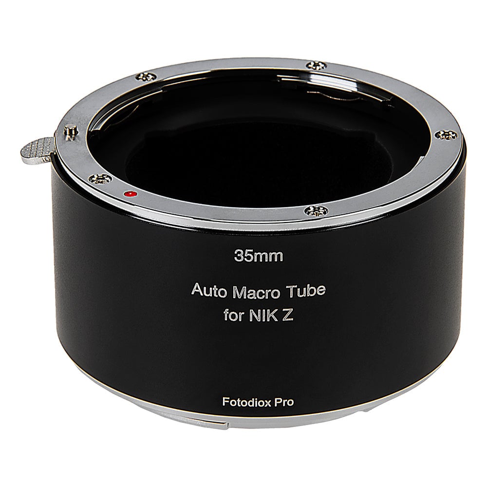 Fotodiox - Pro Automatic 35mm Macro Extension Tube Section - Compatible with Nikon Z Mount Cameras for Close-up Photography