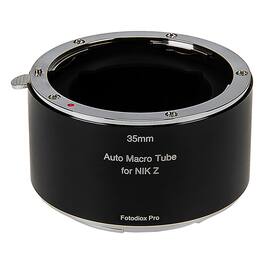 Fotodiox - Pro Automatic 35mm Macro Extension Tube Section - Compatible with Nikon Z Mount Cameras for Close-up Photography