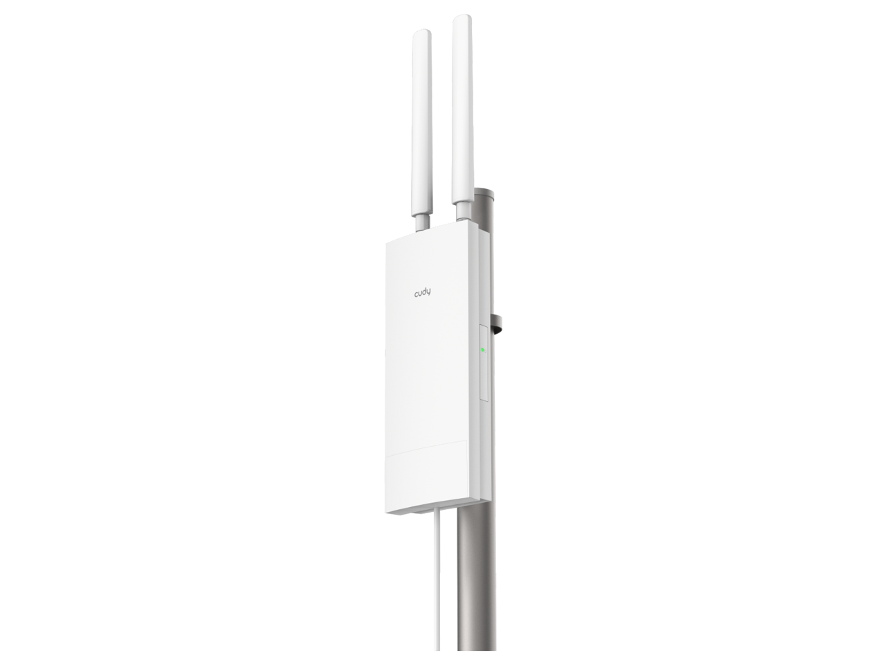 Alt View 4. Cudy - Cudy AP3000 Outdoor Wi-Fi 6 Access Point, Dual-Band AX3000, 2976 Mb/s, Gigabit PoE+ - WHITE.