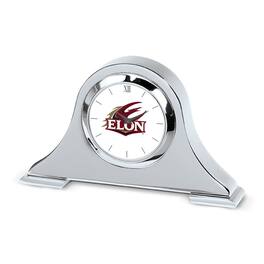 Jardine - Elon Phoenix Logo Napoleon Desk Clock - Silver