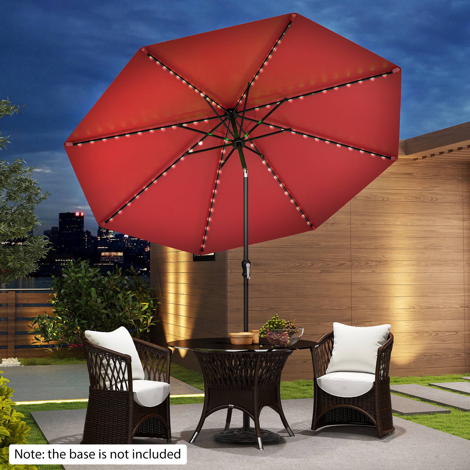 Note: the base is not included