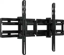 ECHOGEAR - Tilting TV Wall Mount for 32-90” TVs up to 110lbs, 5.2” Extension & 12deg Tilt Cut Glare, DIY Install Universal TV Mount - Black