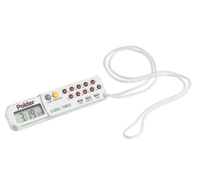 5 4 3 2 5 1 8 1 TIMER START/STOP 6 COUNT UP CLEAR CLOCK Polder CLOCK TIMER 10 30 3:
