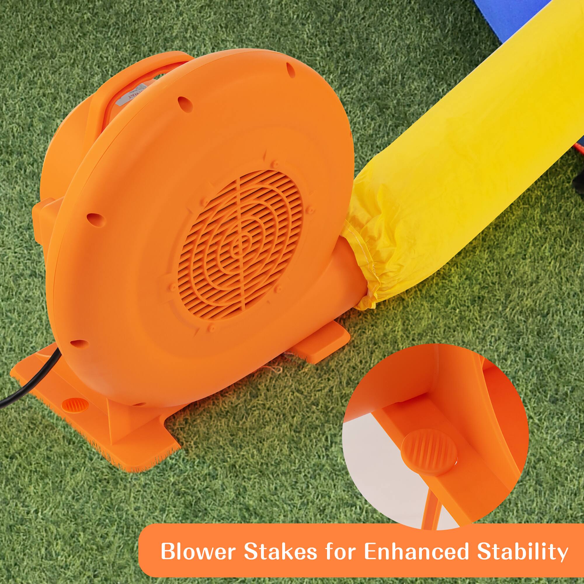 Blower Stakes for Enhanced Stability