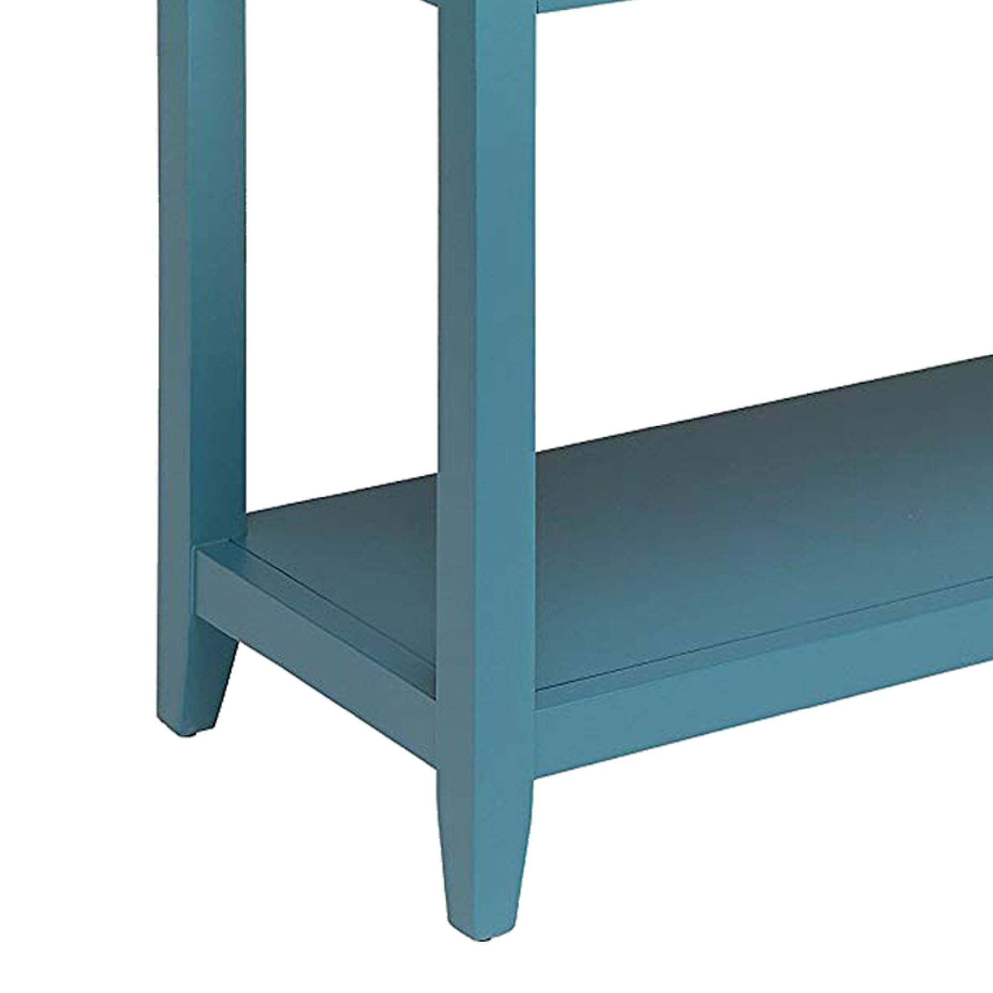 Alt View 3. Manhattan Lane - Flavius Console Table with 2 Drawers - Blue.