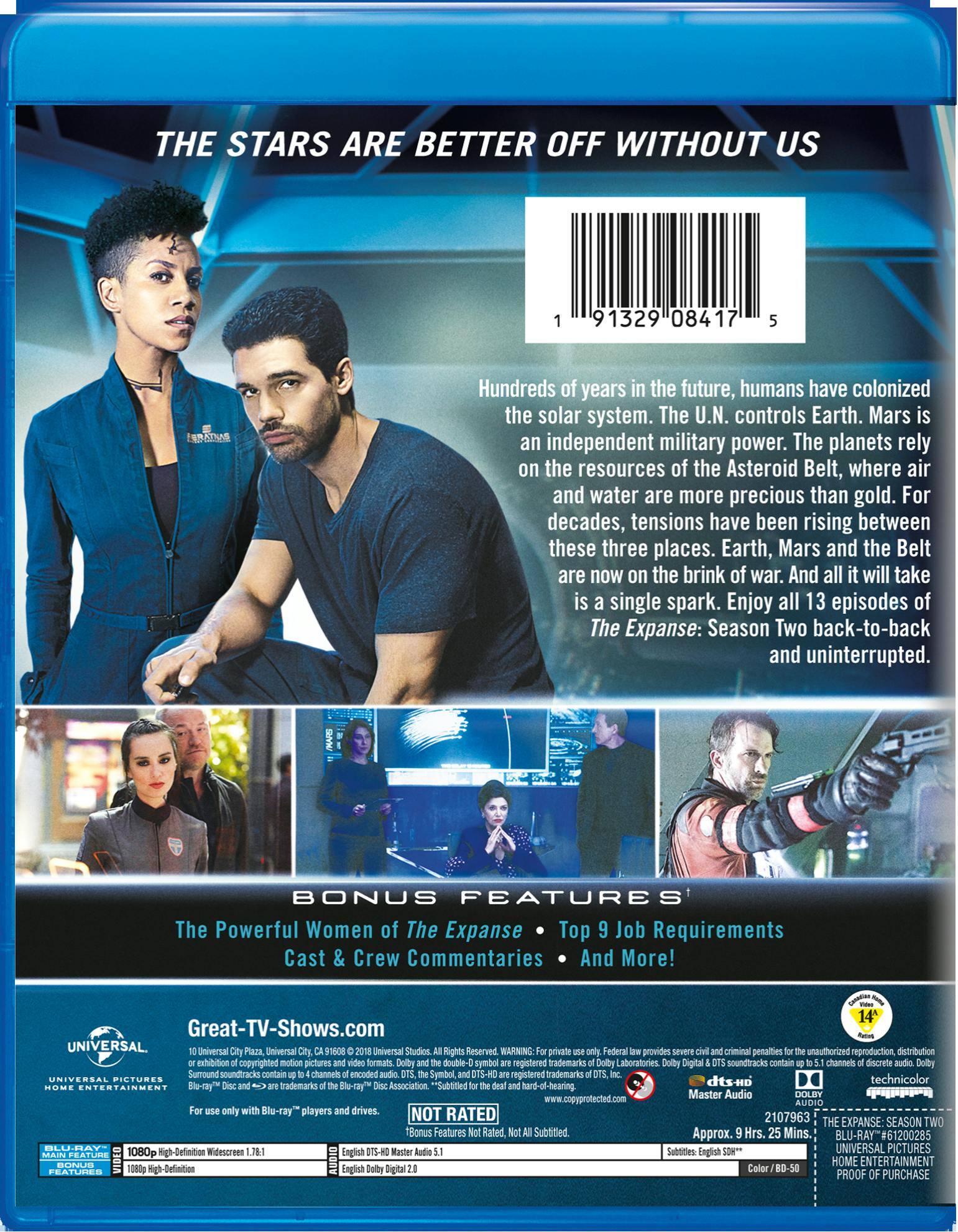 Back. The Expanse: Season Two (Blu-ray New Box Art) [Blu-ray].