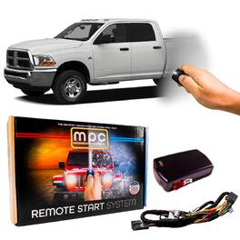MPC - Remote Start For 2011-2012 RAM 3500 - Plug & Play - Use OEM Remotes - Black