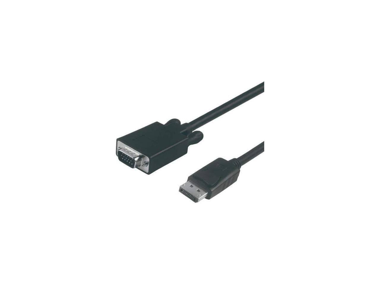 Alt View 3. Visiontek - VisionTek 901216 DisplayPort to VGA 6ft.(2 Meter) Cable (M/M).