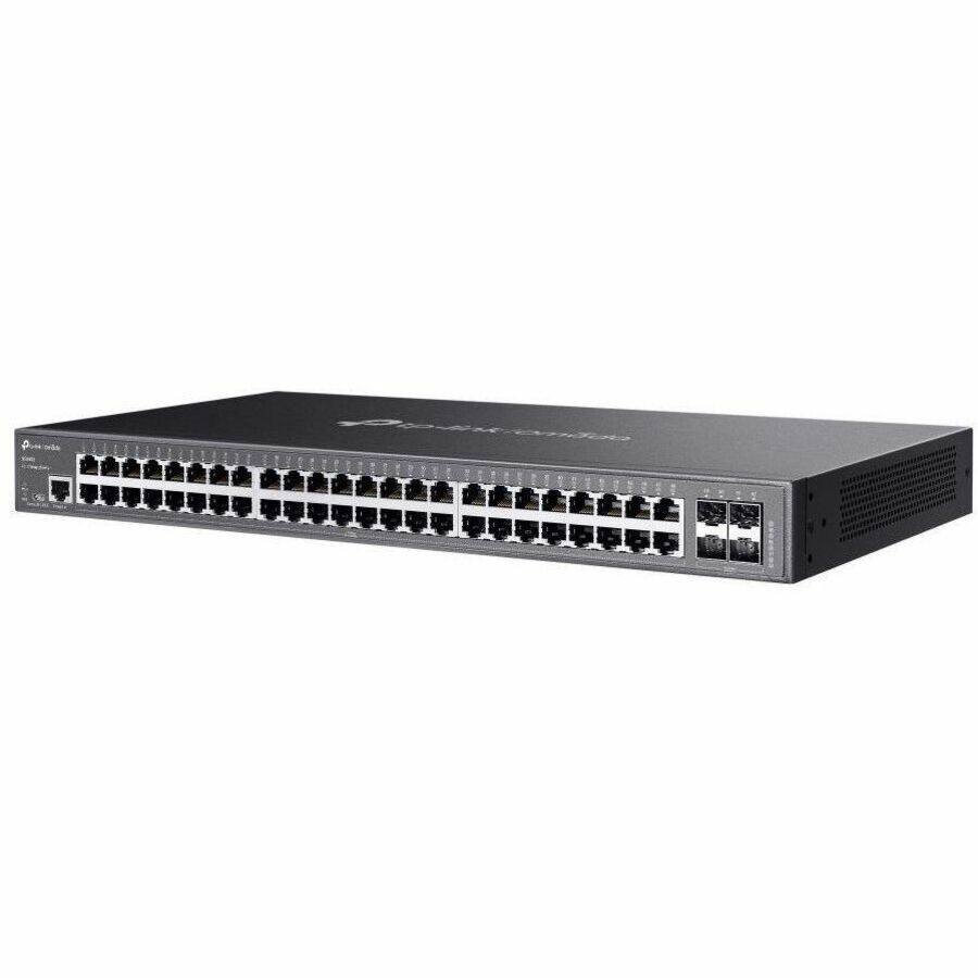 Alt View 2. TP-Link - TP-Link Omada 48-Port Gigabit L2+ Managed Switch with 4 SFP Slots - 48 Ports - Manageable - Gigabit Ethernet - Unknown.