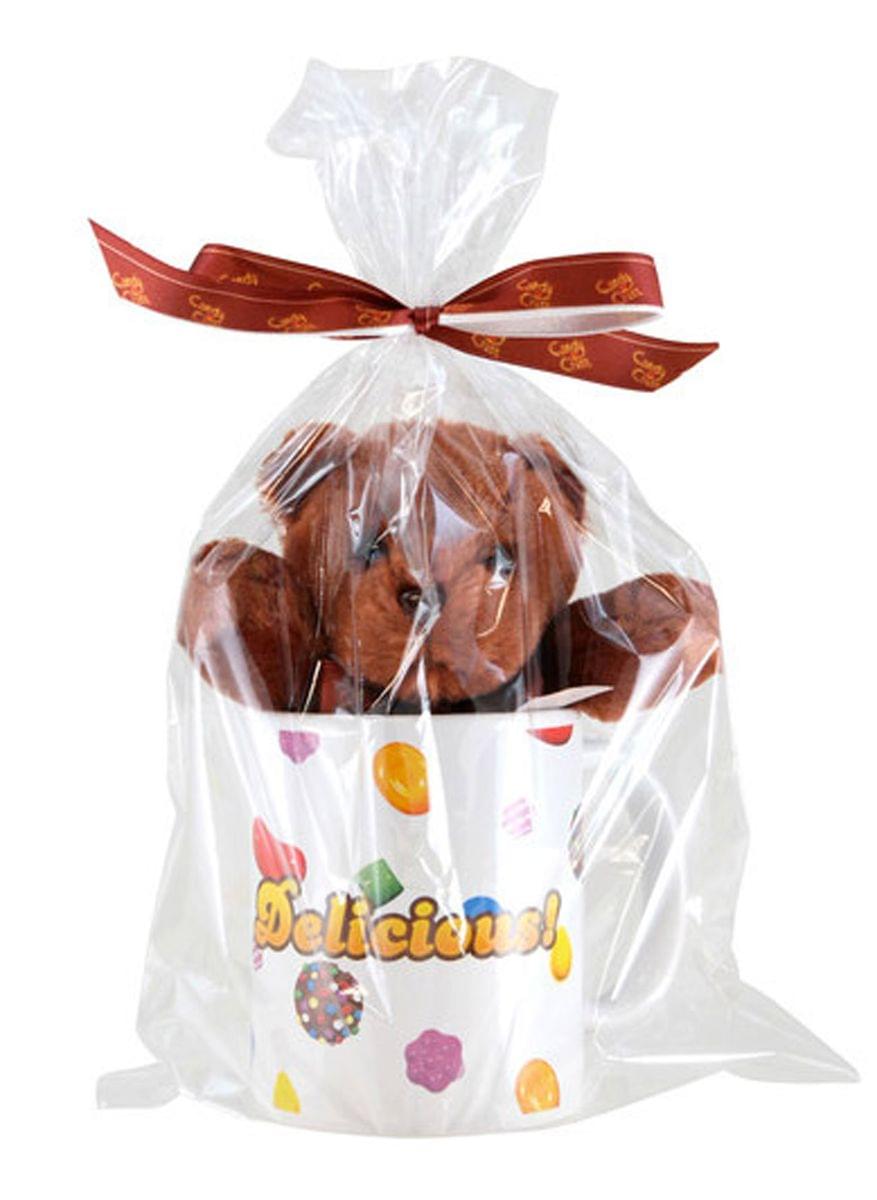 Commonwealth Toys - Candy Crush Saga Bear With Ceramic Mug: - Brown