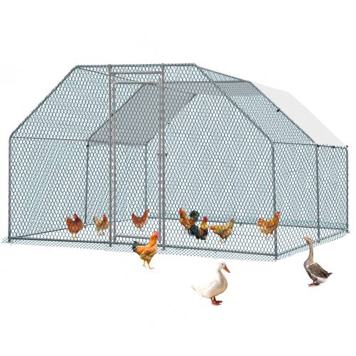 Front. Winado - 13FT Large Walk in Chicken Coop Hen House Farm Rabbit Cage Poultry Run for Garden.