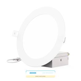 Infibrite - 6-Inch Cool White Recessed LED Downlight, 12W, 1050 Lumens, Triac Dimming, Wet Rated - 4000K